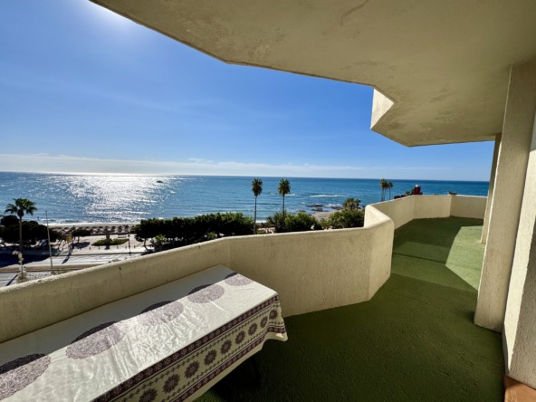 Terraza con vistas al mar