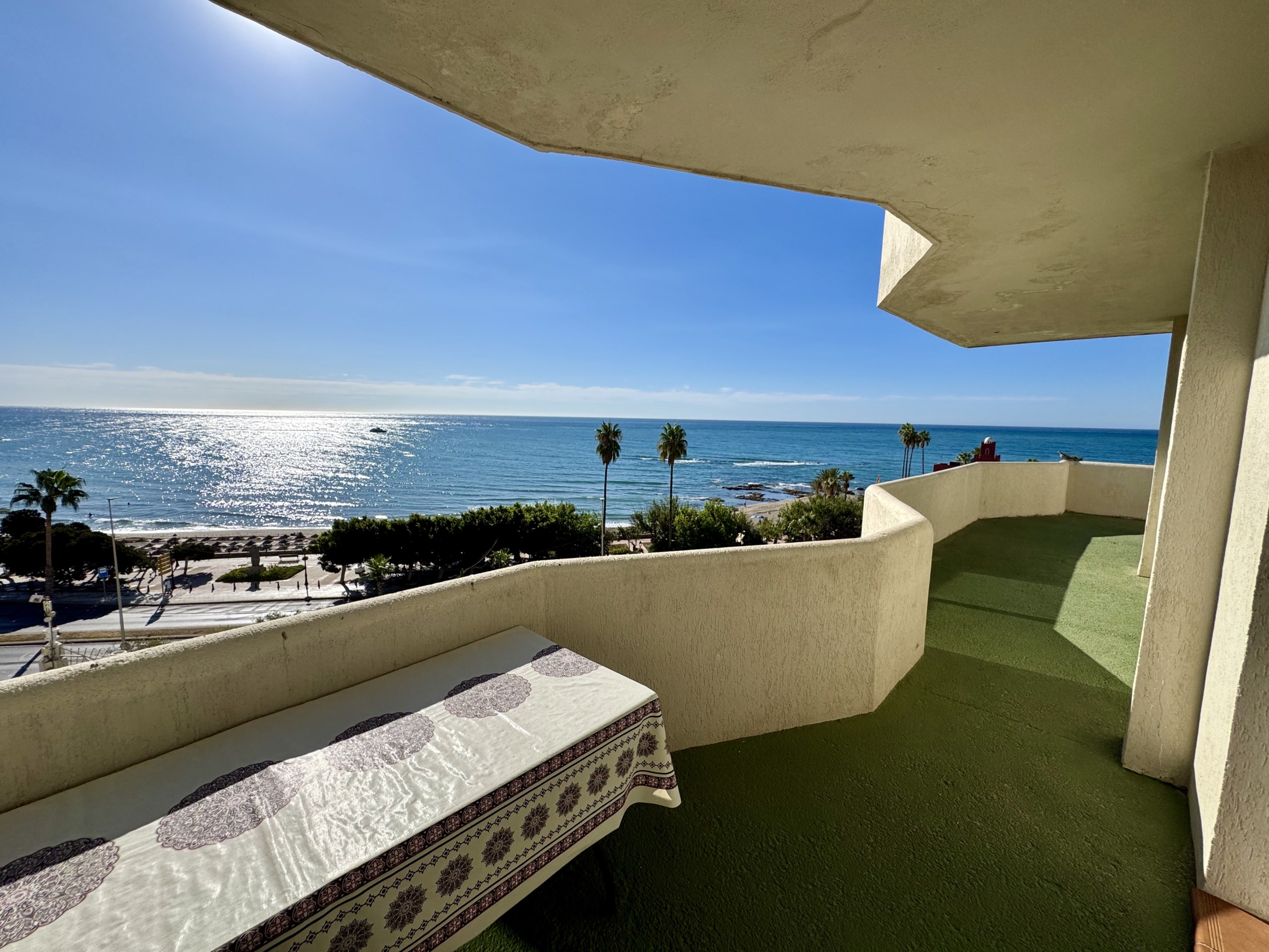 Terraza con vistas al mar