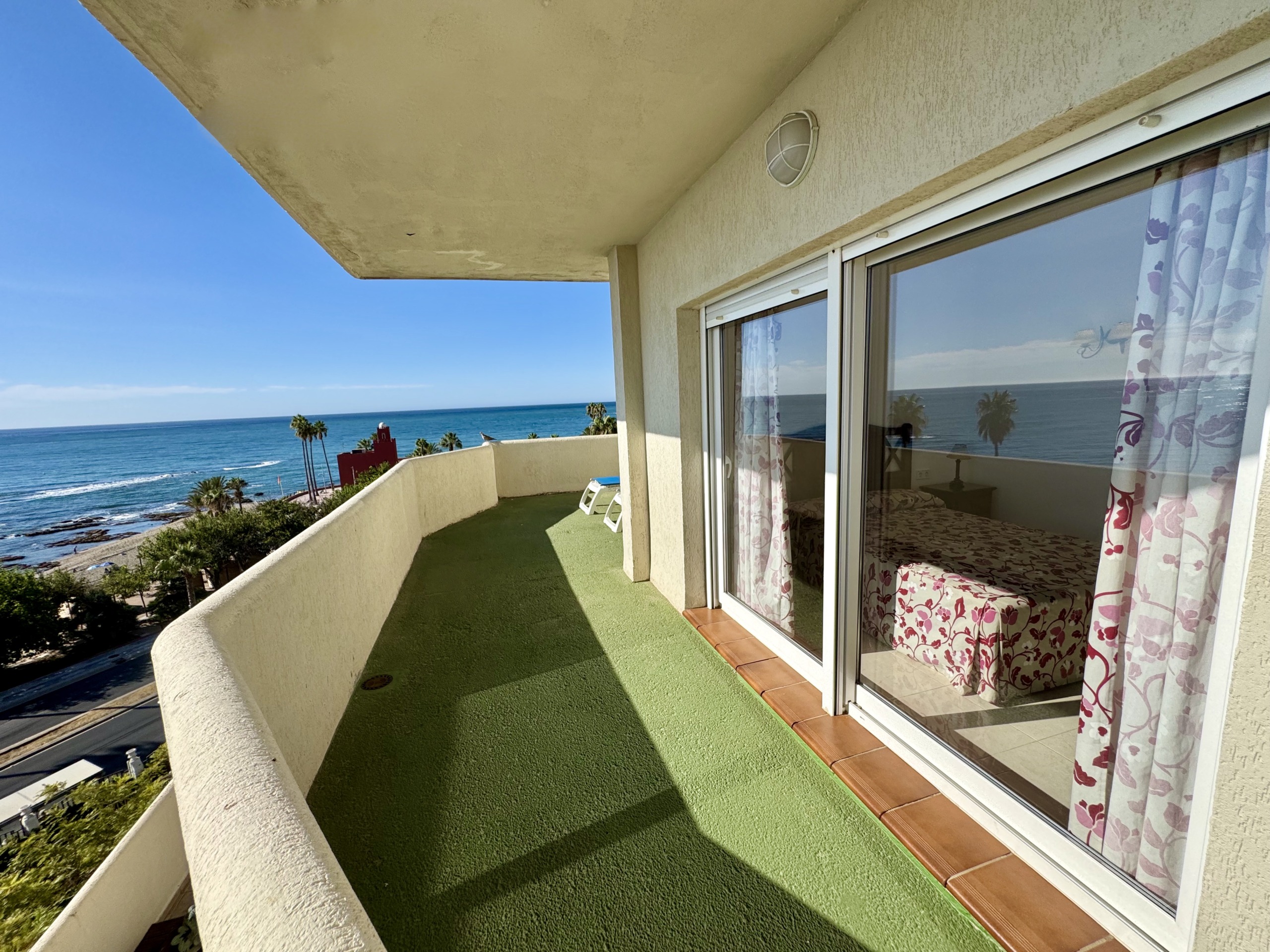 Terraza con vistas al mar