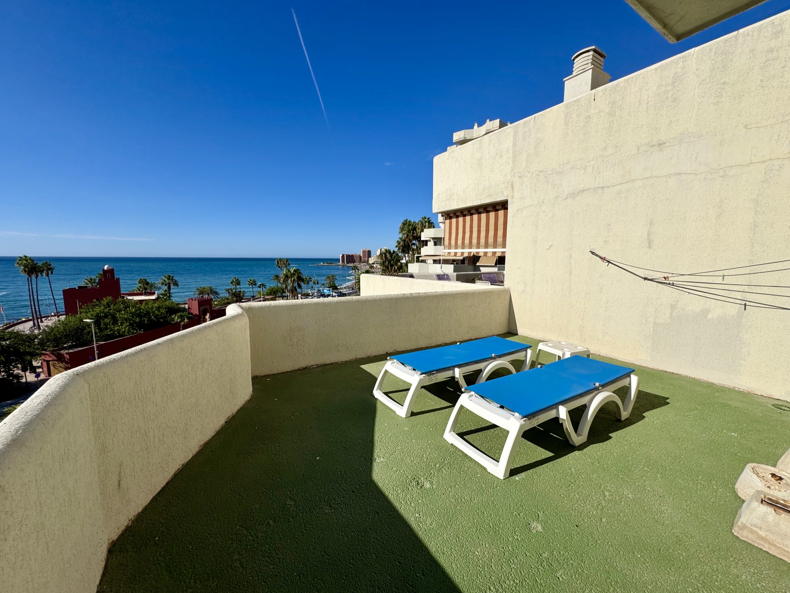 Terraza con vistas al mar