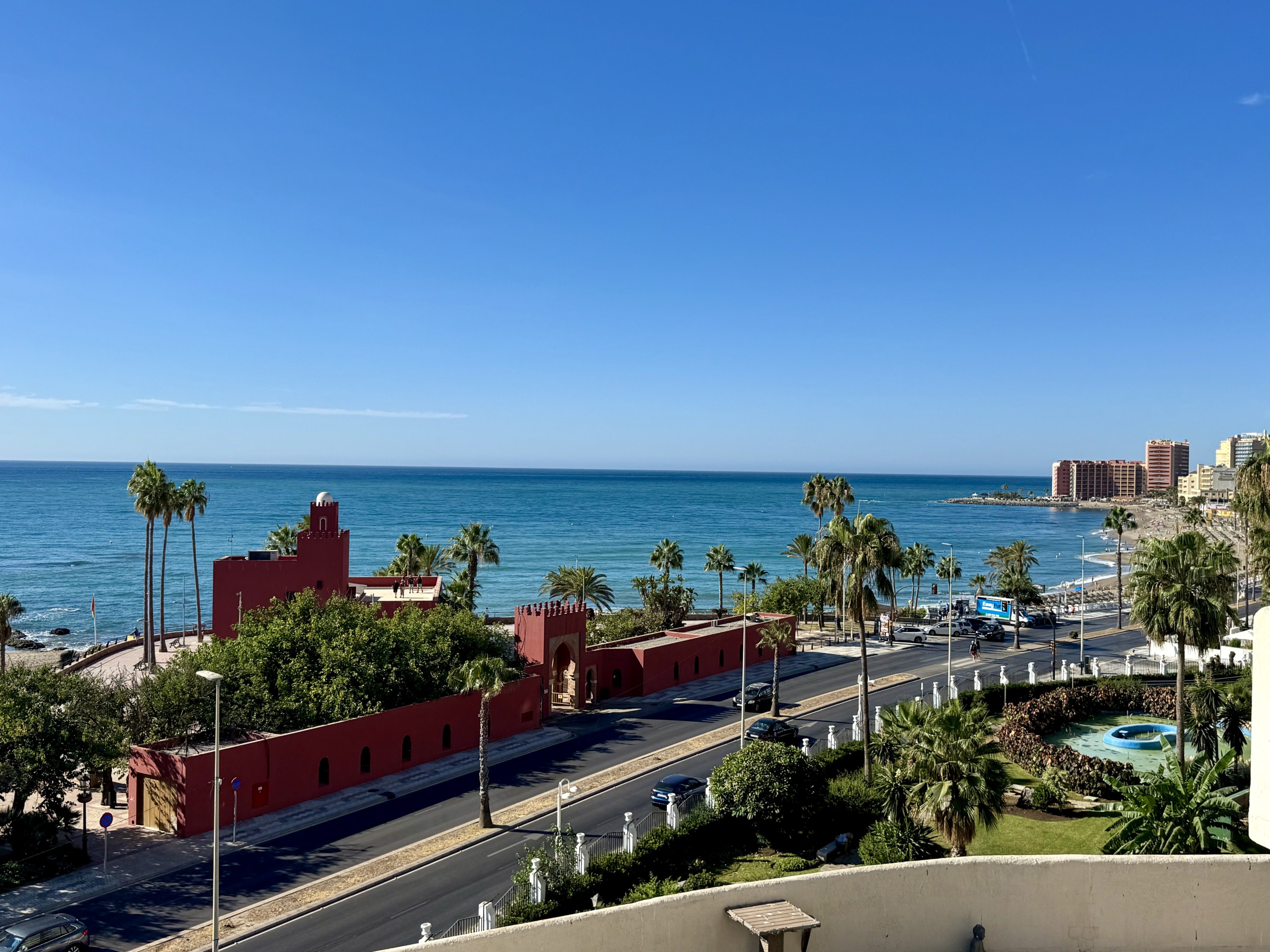 Terraza con vistas al mar