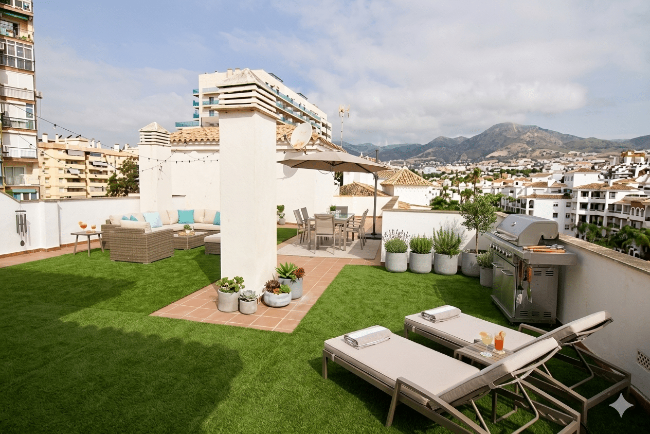 ático con vistas al mar benalmádena