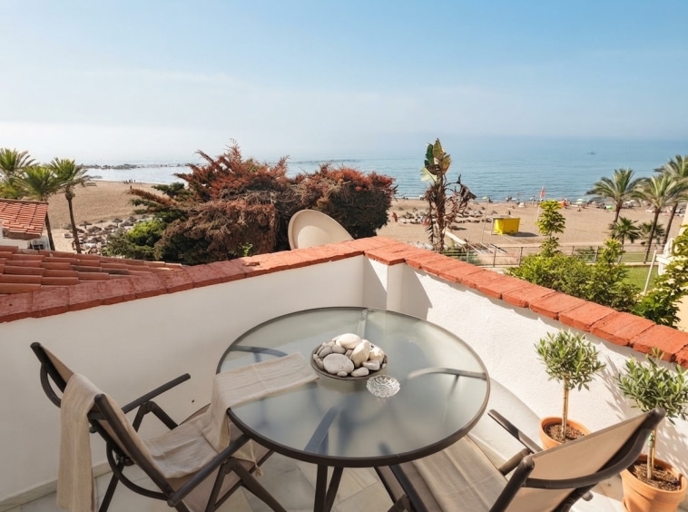 Terraza con vistas al mar