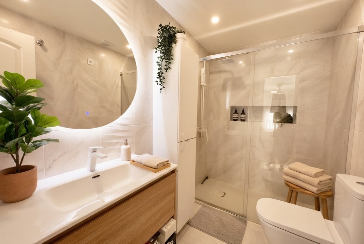 Baño reformado en Casa pareada