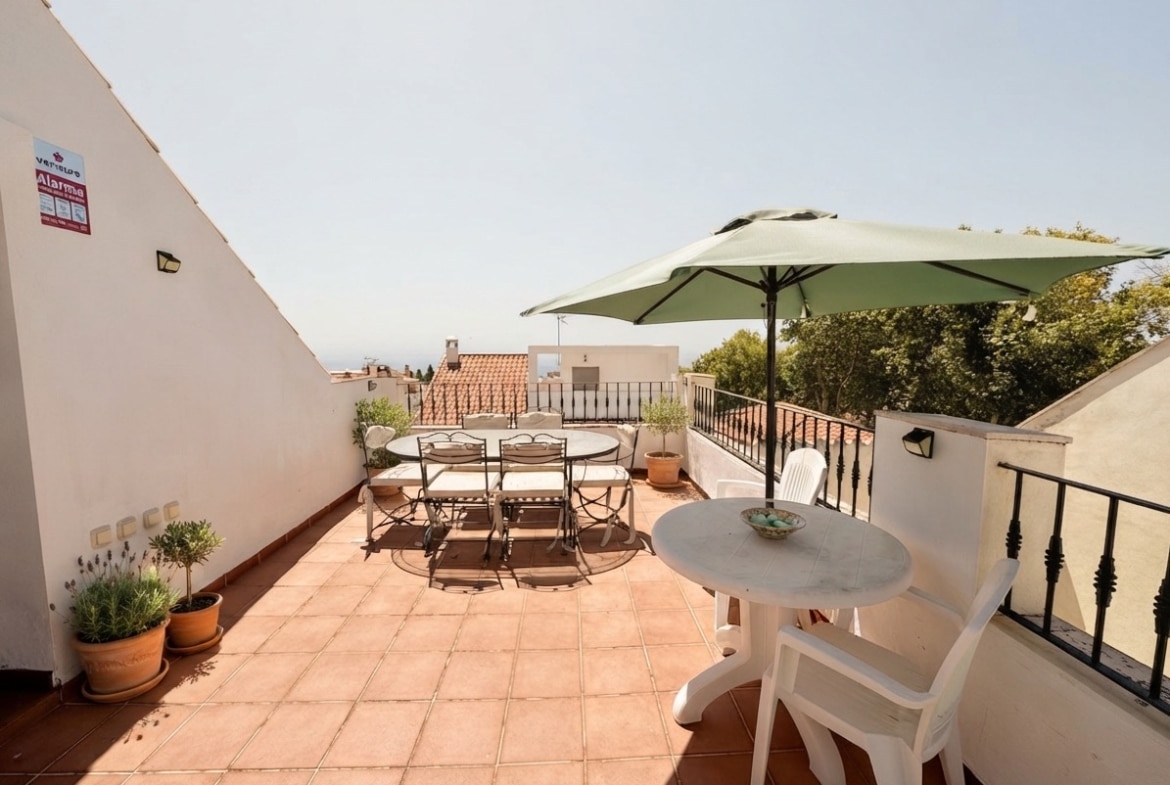 Solarium con vistas al mar